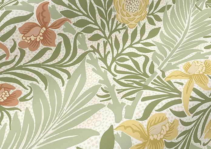 William Morris At Home Larkspur, Nettle - Roller Blind - Image 4